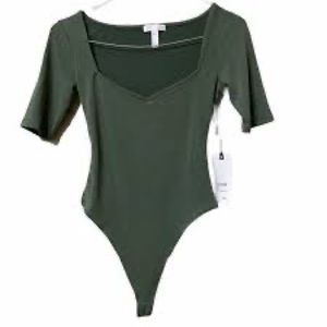 Green body suit NEW